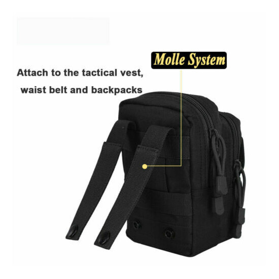 Tactical Molle Pouch EDC Multi-purpose Belt Waist Pack Bag Utility Phone Purse {8}