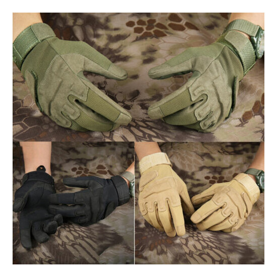 Outdoor Camping Military Airsoft Hunting Paintball Cycling Army Tactical Gloves {1}