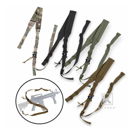 KRYDEX MK2 Sniper Sling Padded Gun Sling Durable Tactical Strap Quick Detach {1}