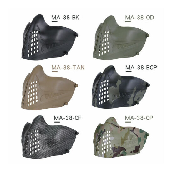 WoSporT Tactical Protective Mask Dual-Mode Headband System M07 Navigator Mask {1}