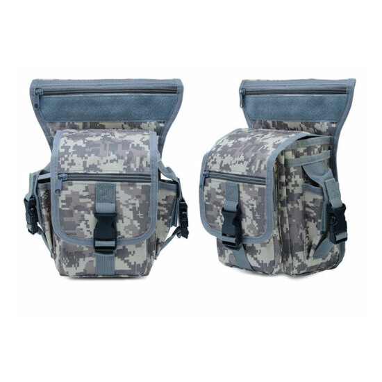 Waterproof Fanny Pack Tactical Military Drop Leg Bag Hip Belt Waist Pack Hiking {21}
