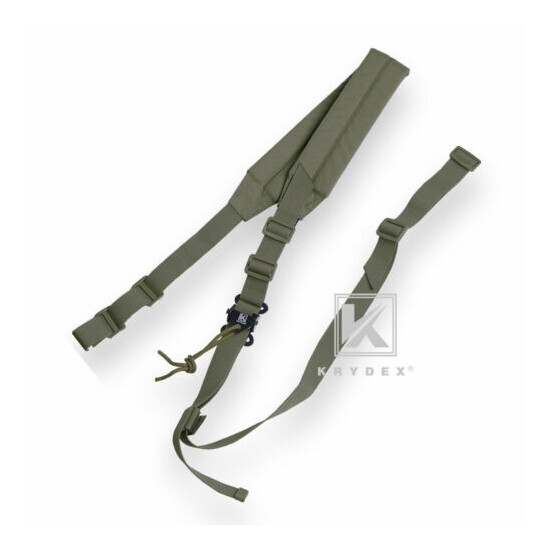 KRYDEX MK2 Tactical 2 Point Sling Shoulder Padded Strap Adjustable Quick Detach {2}