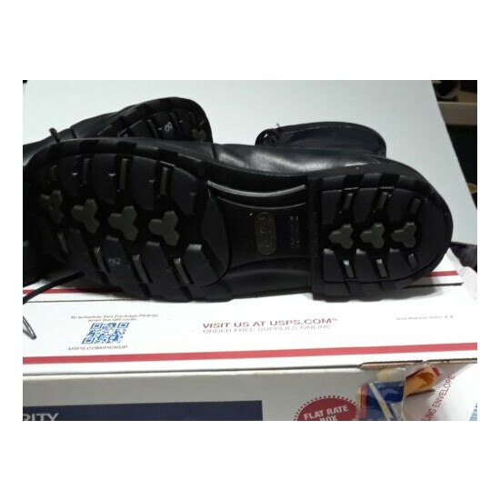 Men's Bates Black Leather Boots Sz 11 Lace-up Durashock Goretex Water Resistant {10}