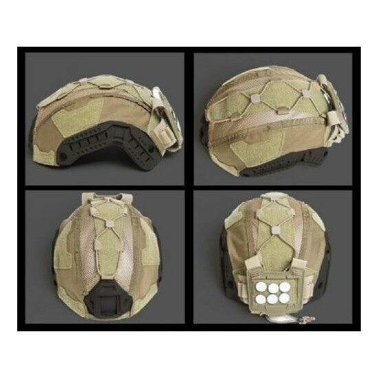 Tactical Helmet Cover Nylon Counterweigh Battery Pouch For FAST Helmet {3}