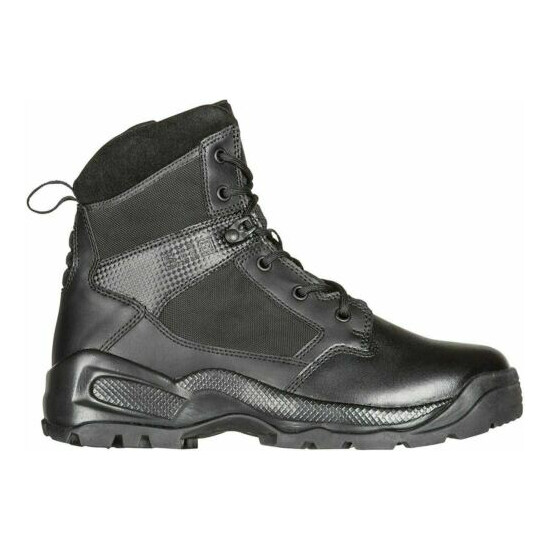 5.11 Tactical Men's A.T.A.C. 2.0 6" Side Zip Military Black Boot, Style 12394 {6}