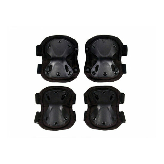 4pcs Knee Elbow Pads Set for SWAT Special Operations Tactical Training Exercises {2}
