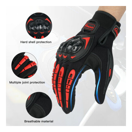 New Hard Touch Screen Tactical Knuckle Full Finger Army Military Combat Gloves {4}