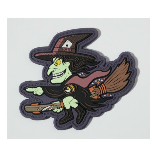 5.11 TACTICAL *** AIRBORNE WITCH *** HALLOWEEN SERIES MORALE PATCH ~ AMAZING!! {1}