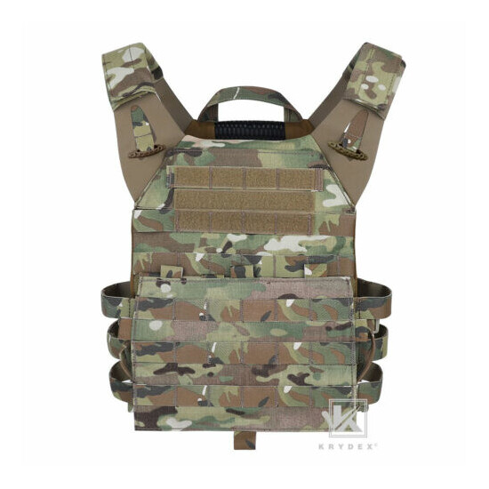 KRYDEX JPC 2.0 Jump Plate Carrier Tactical Vest & MOLLE Panel & Zip-on Back Pack {3}
