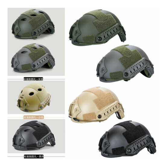 Tactical Airsoft FAST Thicker Helmet Outdoor Cycling Training Helmet {1}