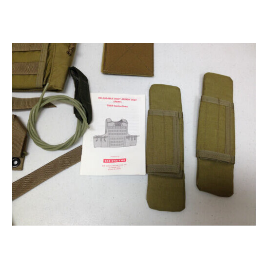BAE SYSTEMS SDS RBAV RELEASABLE BODY ARMOR VEST PLATE CARRIER SMALL NEW  {8}