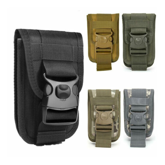 Universal Tactical Cell Phone Belt Bag Pocket Molle Waist Pouch Case EDC Holster {1}