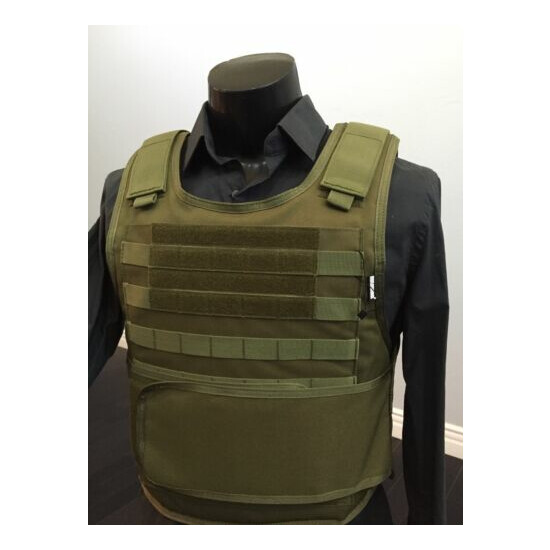 Concealable Bulletproof Vest Carrier BODY Armor Made With Kevlar 3a Xl M 2xl 3xl {3}