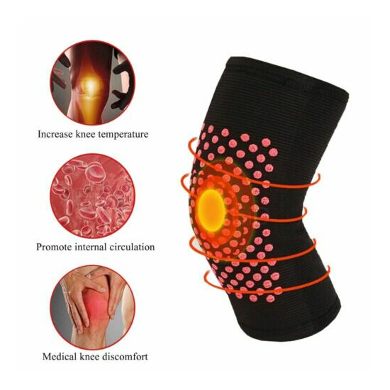 Self Heating Knee Support Pads Arthritis Joint Pain Relief Protector Brace Belt {1}