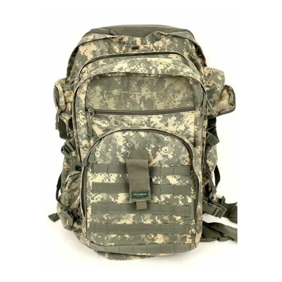Sandpiper of California Large Tactical Backpack Air Force Tiger Stripe Camo {1}