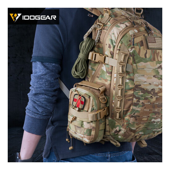 IDOGEAR Tactical Medical Pouch First Aid MOLLE EMT Utility Pouch Airsoft Duty {10}