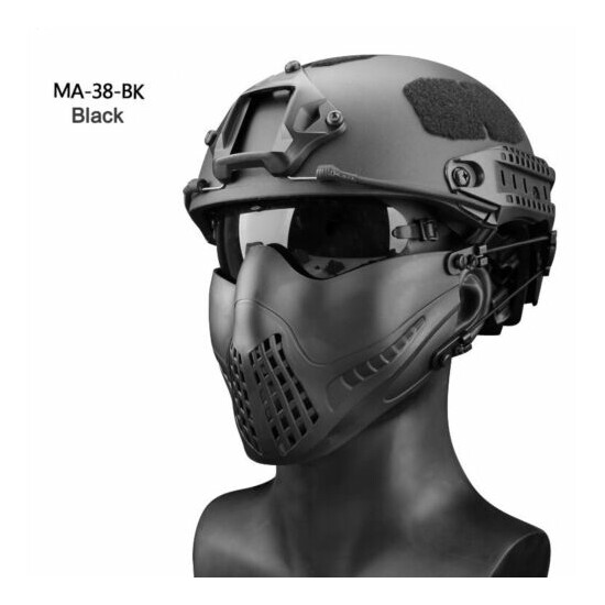 WoSporT Tactical Protective Mask Dual-Mode Headband System M07 Navigator Mask {16}