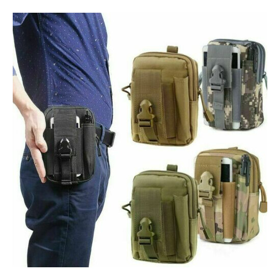 Utility Outdoor Tactical Waist Pack Pouch Military Camping Bag Belt Hiking Bags {23}
