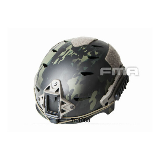 Hunting Tactical Helmet Maritime Ballistic PJ BJ EX Multicam Black Helmet M/L/XL {8}