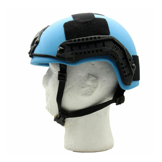 PE Helmet Ballistic Helmet IIIA Bullet Proof Helmet Blue color for 56-60cm {9}