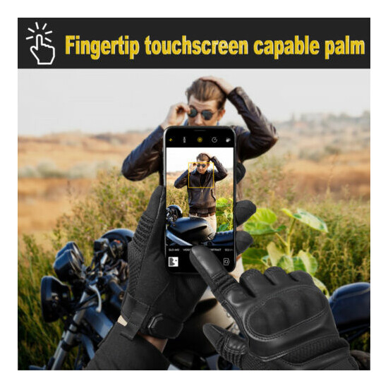 Touch Screen Tactical Full Finger Gloves Motorcycle Airsoft Shooting Hunting Men {2}