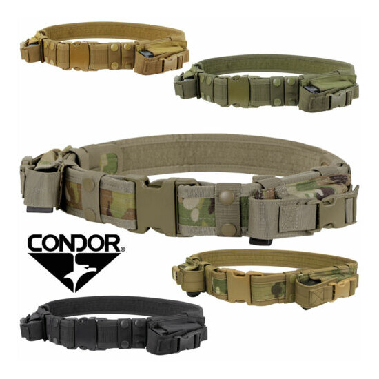 Condor TB 44" Combat Hook Loop Law Enforcement Pistol Magazine Tactical Belt {1}