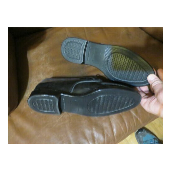 US Military Men's Black High Gloss Low Quarter Shoe Size 8.5 N {4}