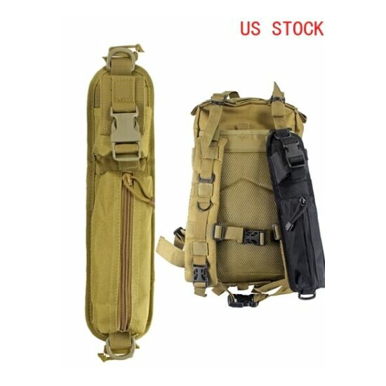 2pcs/set Tactical MOLLE Pouch Shoulder Strap Bag Tools Pouch Backpack Accessory {1}