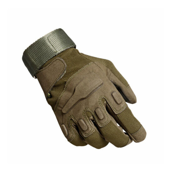 Tactical Full Finger Airsoft Military Hunting Cycling Protective Sports Gloves {16}