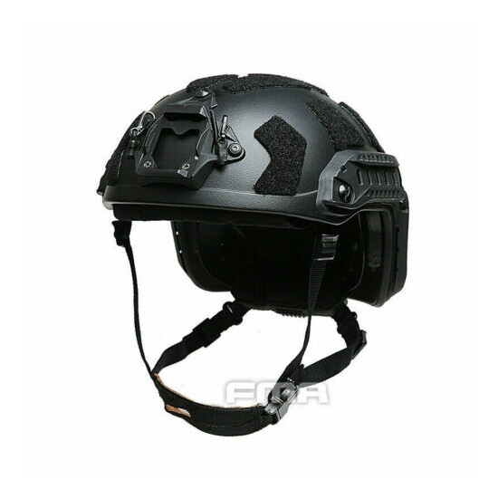 FMA Tactical Airsoft Paintball SF Super High Cut Helmet BK/DE/FG M/L L/XL {15}