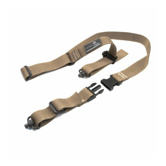 Tactical Link QD 1 Point & 2 Point Convertible Tactical Sling - Dark Earth/Brown {2}