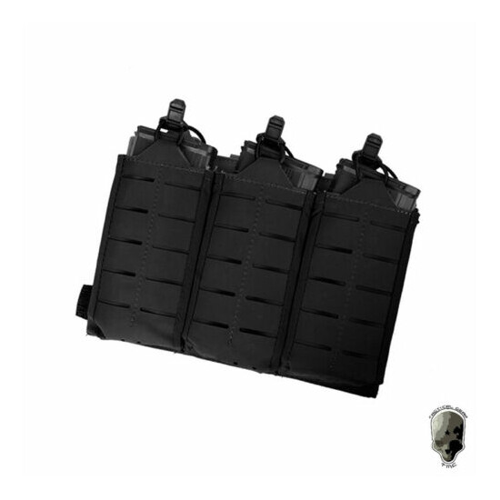 TMC Tactical Triple Mag Pouch Mag Carrier 5.56 Stackable Pouch MOLLE STA Hunting {6}