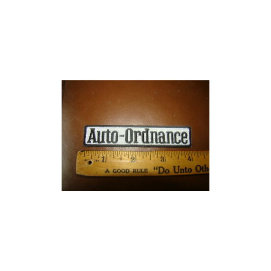Auto-Ordnance Sew-on Iron On Patch {1}