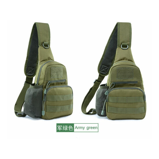 Tactical Army Shoulder Bag Men Sling Crossbody Bags Camping Hiking Chest Pack US {13}