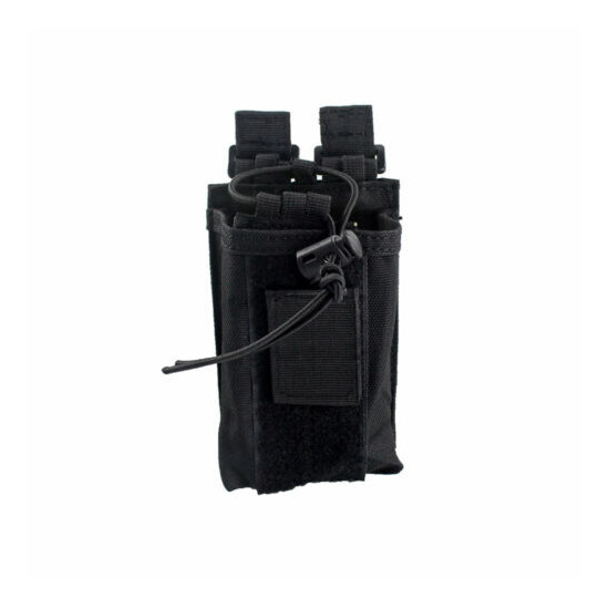  Tactical Radio Holder Molle Radio Holster Military Heavy Duty Radios Pouch Bag {12}