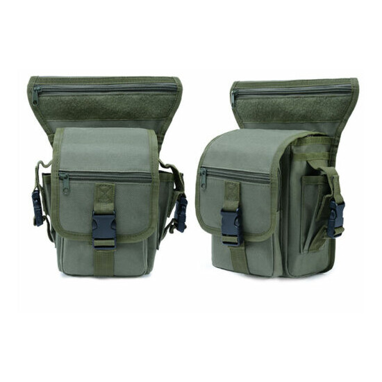 Waterproof Fanny Pack Tactical Military Drop Leg Bag Hip Belt Waist Pack Hiking {23}