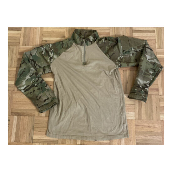 LBX Tactical Binter Defense Camo Woodland Geeen/Tan Assault Utility Shirt Small {1}