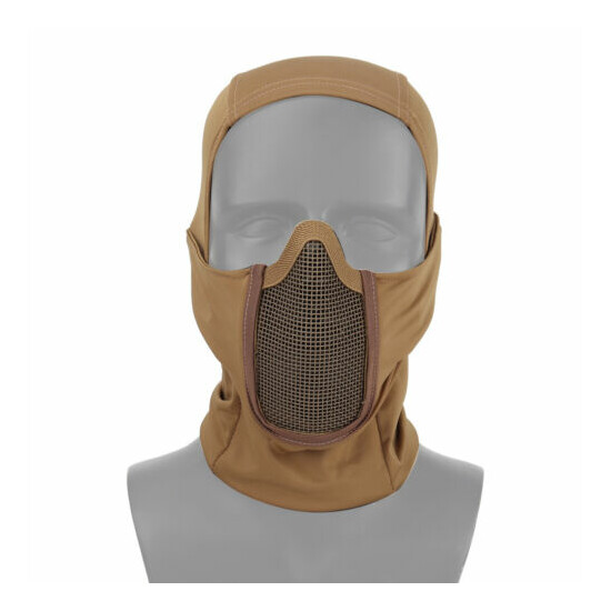 Tactical Full Face Mask Balaclava Mask Helmet Liner Cap CS Mask Hunting Outdoor {2}