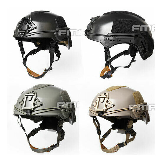TB1268 FMA Hunting Tactical Helmet Airsoft WTF EX Ballistic Helmet BK/FG/TAN {1}
