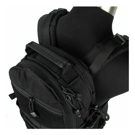 TMC2545-BK Tactical Outdoor Backpack Knapsack Shoulder Bag Pouch Molle System {6}