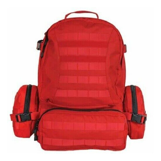 NEW Advanced Hydro Assault Pack MOLLE Hiking Hunting Backpack w Bladder MED RED {2}