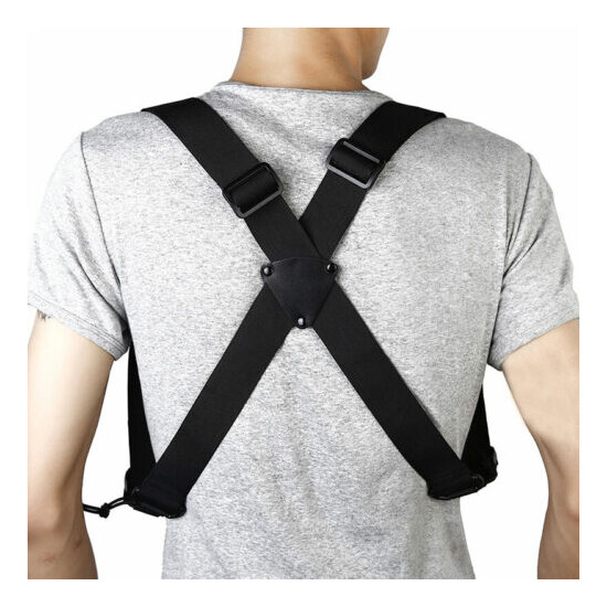 Tactical Men's Outdoor X-Back Suspenders Duty Belt Harness Strap for Hunting {3}