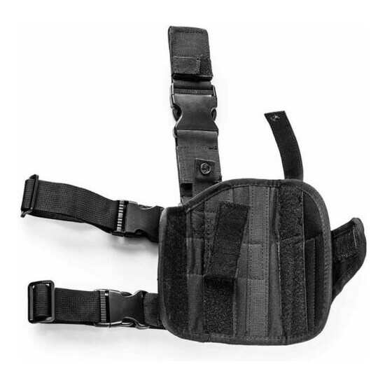 Outdoor Adjustable Hunting Molle Tactical Pistol Gun Holster Bullet Pouch Holder {12}