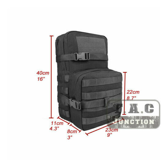 Emerson Tactical Modular Assault Backpack Pack w/ 3L Hydration Bag Water Carrier {3}