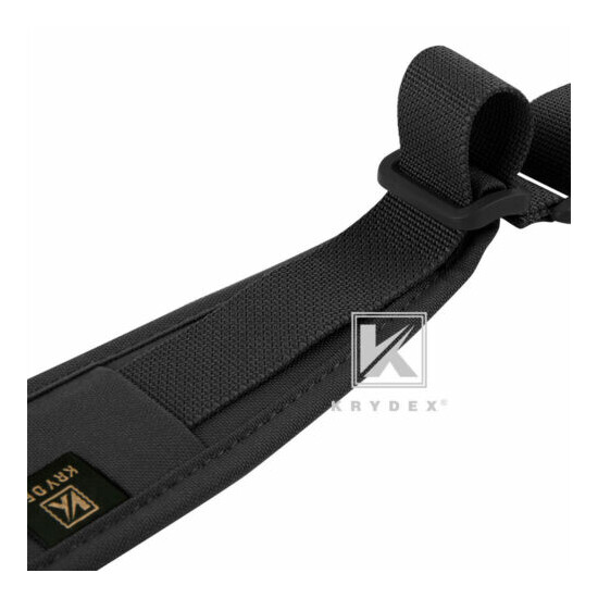 KRYDEX Tactical Sling Strap Modular Slingster Pull Tab 2Point Quick Adjust Black {7}