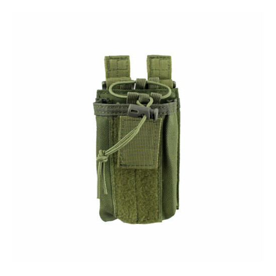  Tactical Radio Holder Molle Radio Holster Military Heavy Duty Radios Pouch Bag {14}