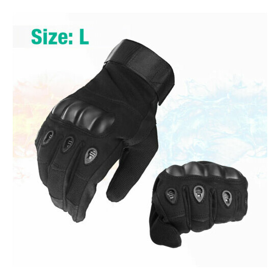 Outdoor Army Military Tactical Motorcycle Hunt Hard Knuckle Full Finger Gloves {12}