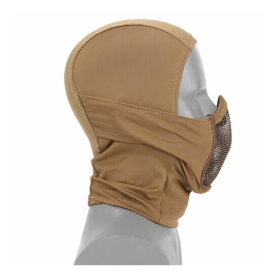 Tactical Full Face Mask Balaclava Mask Helmet Liner Cap CS Mask Hunting Outdoor {25}