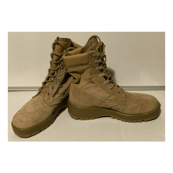 Hot Weather Army Combat Boots Size 6.5 Vibram SPM1C1-13-D-1017 Beige 6 1/2 Tan {1}