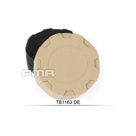 FMA Gear Wheel Box Storage Case Lockout Dip Can for Helmet TB1163 BK/DE {1}